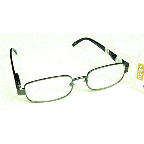 Foster Grant Simply Specs Sailor Gun Men S Reading Glasses 1 25