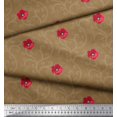 thumbnail image 3 of Soimoi Poly Georgette Fabric Swirls & Floral Artistic Printed Fabric 1 Yard 42 Inch Wide, 3 of 3