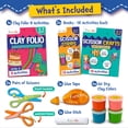 thumbnail image 2 of Kit de Habilidades con Tijeras Funcils para Niños Pequeños con Arcilla al Aire 3-7 Años, 2 of 9