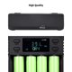 thumbnail image 3 of LII-S4 Cargador de batería LCD 4 ranuras para 26650 21700 18350 AA AA Batería de litio NiM MABOTO  Adaptador de carga, 3 of 6