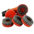 thumbnail image 3 of BUYISI Power Tools Nylon Brush 1Pcs 4 Inch Antique Abrasive Brushes Circular Grinding Brushes Stone Granite Polishing 46 grit, 3 of 6
