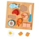 thumbnail image 2 of Rompecabezas de madera para cortar, rompecabezas de combinación, juguete de aprendizaje, juego de simulación preescolar, juego de rol carne, 2 of 9