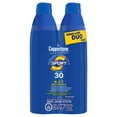 thumbnail image 1 of Coppertone Sport Sunscreen Spray SPF 30 Duo Pack, 4-in-1 Performance, Sweat and Water Resistant Spray Sunscreen, 2 x 222mL, 1 of 10