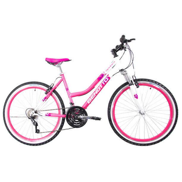 Bicicleta Benotto Mtb Madeira R26 21v Mujer Delantera fucsia