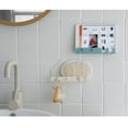 thumbnail image 4 of Multi-Function Strong Adhesive Mobile Phone Tablet Charging Bracket Seamless Plastic Key Hook Wall-mount Storage Organizer (White), 4 of 8