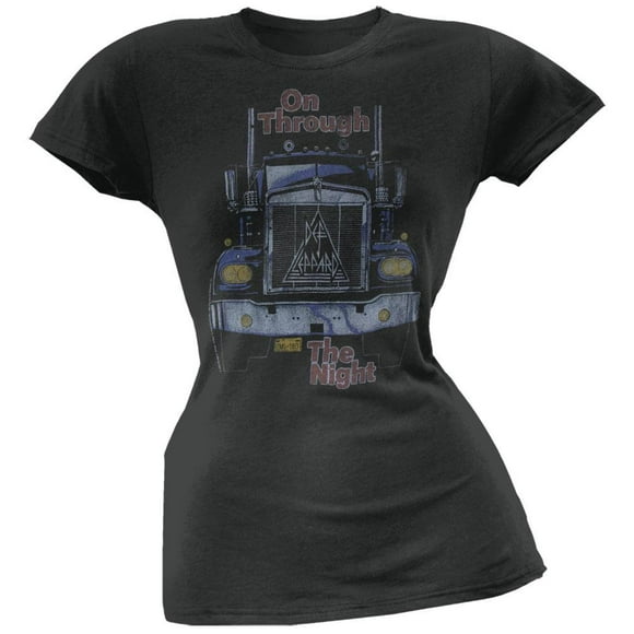 Def Leppard - sur à Travers le T-Shirt de Dames de Nuit