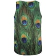 thumbnail image 2 of Peacock Feathers All Over Adult Tank Top - X-Large, 2 of 2
