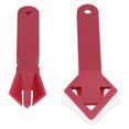 thumbnail image 2 of QIILU 2pcs Silicone Window Scraper Glass Glue Angle Scraper Silicone Caulking Tools, 2 of 8