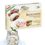 FRATELLI FIORI Biancaneve, Cookies with Hazelnut Cream Filling  4.94oz
