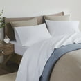 thumbnail image 2 of Madison Park Deep Pocket King Size Sheets 600 Thread Count 100% Pima Cotton White, 2 of 8