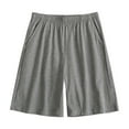 thumbnail image 5 of Men's Casual Shorts, Loose Fit Comfortable Sleep Shorts with Elastic Waistband, for Outdoor, Home, Spring-Summer-Fall, 5 of 5