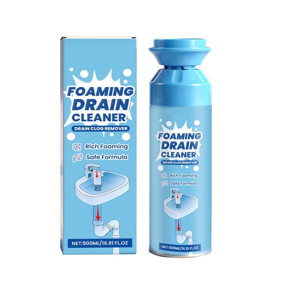 Foam Cleaner Pipe Dredge Deodorant Foam Cleaner Liquid Hair Clog Remover Cleaner For Toilets Sinks Tubs