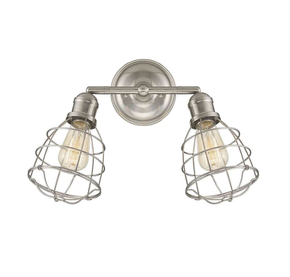 Savoy House Lighting 8-4138-2-SN Scout Swing Arm Lights/Wall Lamps Satin Nickel 