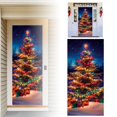 thumbnail image 1 of Cortina para puerta navideña, cubierta para puerta, árbol de Navidad y cubierta para puerta, tapiz decorativo, cortina para puerta para fiestas navideñas, tapiz para puerta, decoración para fie..., 1 of 7