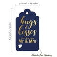 thumbnail image 5 of Inkdotpot Hugs And Kisses From The New Wedding Bottle Tag Real Gold Foil Favor Hang Tags Pack Of 100, 5 of 6