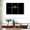 thumbnail image 3 of Elephant Stock Muscular Back Wall Art - Horizontal Multi Panel Canvas - Gym/sport Rooms Wall Decor - Hobbies And Lifestyle Multi Panel - Black And Beige Decor - 38" x 24", 3 of 8
