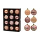 thumbnail image 2 of Set de adornos navideños inquebrantables de 12 piezas | Decoraciones de árbol navideño de plástico multiestilo – azul, dorado, rojo, verde menta, rosa | Ligero, fácil de colgar para casa, fiesta o, 2 of 7