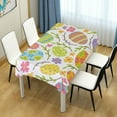 thumbnail image 7 of GZHJMY Easter Eggs Tablecloth, Rectangle Waterproof Washable Polyester Table Cover for Picnic Dinner Holiday Party Decor, 54 x 72 Inch, 7 of 7
