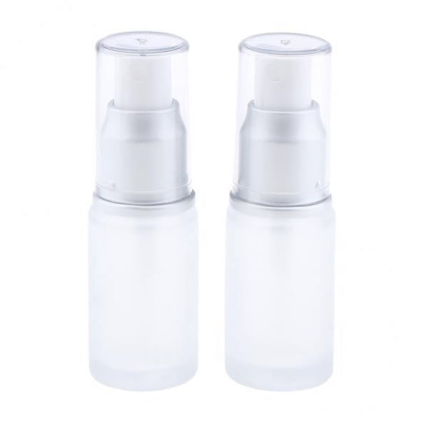 Paquete de 3x 2 Botellas de Viaje Vacías, Recipientes de Vidrio para Cosméticos Y Maquillaje, para Perfumes, 20ml 3 piezas