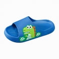 thumbnail image 3 of TOWED22 Boys Girls Cloud Unicorn Slide Sandals Non-slip Comfy Cushioned Thick Sole Shower Pool Slippers Summer Beach Water Shoes Indoor & Outdoor(Blue,13), 3 of 5
