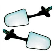 Sports Parts Inc 12-165-02 Oval Shape Rear View Mirrors