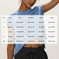 thumbnail image 2 of Workout Cropped Tops for Women Flowy Athletic Tees 2025 Short Sleeve T-Shirt Running Yoga Soft Crewneck Tees Shirts, 2 of 6