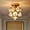 Gold, variant on Fmxomd Ceiling Light Semi Flush Mount Ceiling Light Small Chandelier - for Kitchen Hallway Entrance Balcony Dining Rooms Living Rooms Bar Farmhouse - Gold