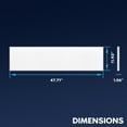 thumbnail image 5 of LUXRITE 1x4 Slim Surface Mount Panel Light 5CCT Dimmable 3300/4400/5500 Lumens 30/40/50W Edge Lit Damp Rated ETL, 5 of 7