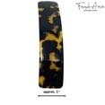 thumbnail image 5 of Francés Amie rectángulo largo amarillo Tokio celuloide acetato hecho a mano automático grande clip pasador (amarillo Tokio), 5 of 5