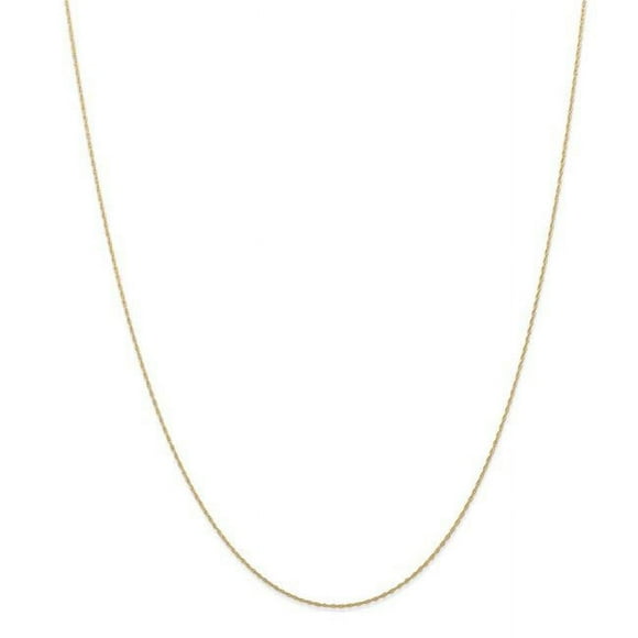 Finest Gold 0.5 mm x 16 in. 14K Yellow Gold Cable Rope Chain