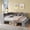 Gray, variant on Harper & Bright Designs L-Shaped Corner Daybed Full Size with Storage Cabinets, Wooden Full Captain Bed with Shoe Cabinet and USB Ports, White