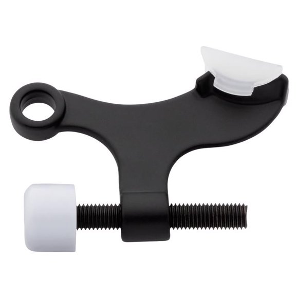 Pin para puerta con bisagra National Hardware, zinc mate, negro