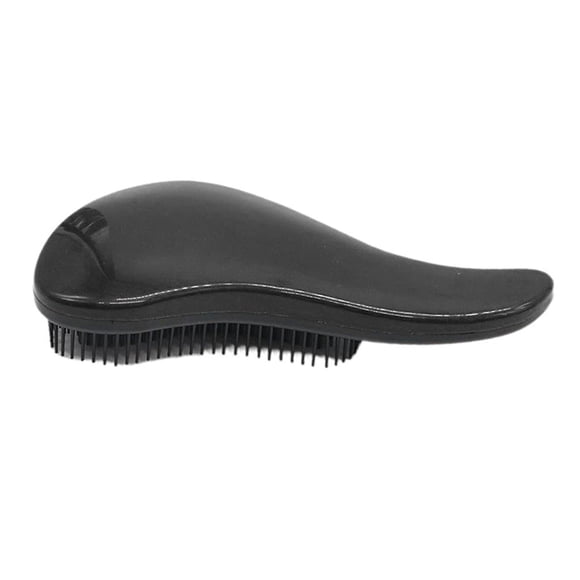Cepillo desenredante Colcomx Portátil nudo cepillo de pelo Negro desenredante cepillo seco y húmedo