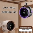 thumbnail image 2 of 100 Speed Desktop Fan 100 Speed Multifunctional Electric Fan Circulator Portable Home Quiet Ventilator Wall Ceiling Fan Purple, 2 of 4
