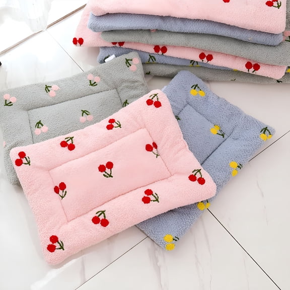 LAMIRO Extra Large Dog Bed Crate Pad Mat Soft Kennel Pads Non Slip Washable Dog Mattress Pet Beds Cushion for Pets Sleeping Mats