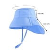 thumbnail image 4 of THDHVS Baby Sun Hat Toddler Infant Summer Sun Protection Fashion Solid Outdoor Hat Cute Sunscreen Hat Cap, 4 of 8