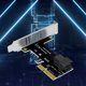 thumbnail image 3 of [PH49 media altura] Tarjeta expansión PCIE a SFF-8643 8643 adaptador puerto servidor tarjeta nvme ssd conector unidad estado sólido (deflector media altura), 3 of 6