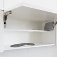 thumbnail image 4 of Black PVC Non Slip Circle Shelf Liners for Home 2pcs Fits Lazy Susan Shelf Kitchen Cabinet Storage, 4 of 8