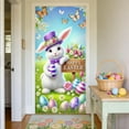 thumbnail image 6 of EWASWON Easter Door Curtain Large 70x35 Inch Easter Wall Hanging Banner for Spring Party Decorations, Holiday Door Wall Garden Decoration Multicolor Polyester, 6 of 9