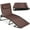 Brown, variant on Best Choice Products Patio Chaise Lounge Chair, Outdoor Portable Adjustable Pool Recliner w/ Pillow - Beige