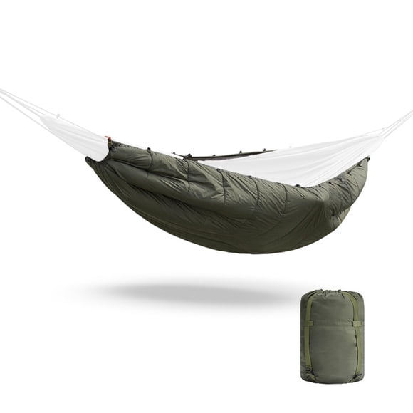 Hamac Multifonctionnel sous-Couche Hamac Chaud d'Hiver sous Couverture Poncho pour Camping Randonnée Voyage