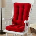 thumbnail image 3 of Greendale Home Fashions Hyatt Scarlet 2-Piece Rocking Chair Cushion Set, 3 of 4