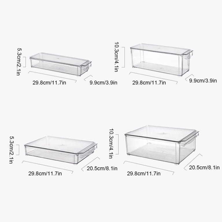 Superio Clear Storage Boxes with Lids, Plastic Container Bins for  Organizing, Stackable Crates, BPA Free, Non Toxic, Odor Free, Organizers  for Home