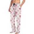thumbnail image 4 of GZHJMY Valentine's Day Pajama Pants for Men, Lounge Pants Lightweight Men Pajama Bottoms with Drawstring Pockets, Christmas New Year Birthday Gifts, Medium, 4 of 6
