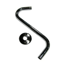 Keeney PP825-19 S-Shaped Replacement Shower Arm and Flange, Polished Chrome