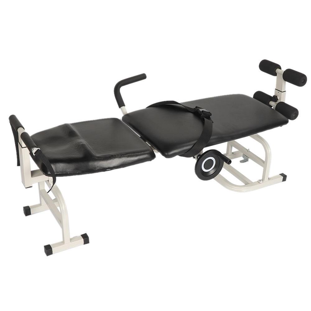 Tebru Body Stretching Device Cervical Spine Lumbar Traction Bed Table