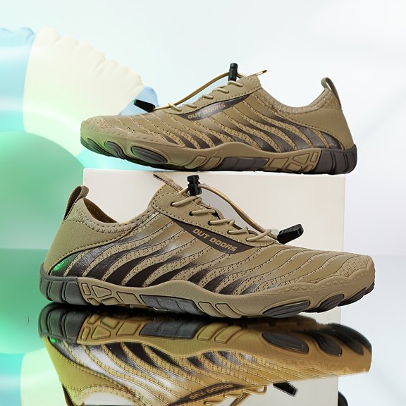 Men's Quick-Dry Outdoor Water Shoes Lightweight Breathable Non-Slip Aqua Footwear for Hiking, Beach, Surfing, Swimming, Fishing, Fitness, and Amphibious Adventures