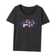 thumbnail image 3 of Camiseta para mujer Verano Clásico Recuerdo Cuello Redondo Camisa para Deportes Trabajo Oficina M, 3 of 7