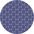 thumbnail image 1 of Ahgly Company Machine Washable Indoor Square Transitional Purple Mimosa Purple Area Rugs, 3' Square, 1 of 7