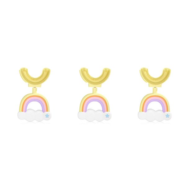 Toystoory Cepillo de para niños en forma de U 2-6 años Cepillo de para bebés Limpieza de Herramientas de entrenamiento Type1 NO1 Toystoory CBP186573
